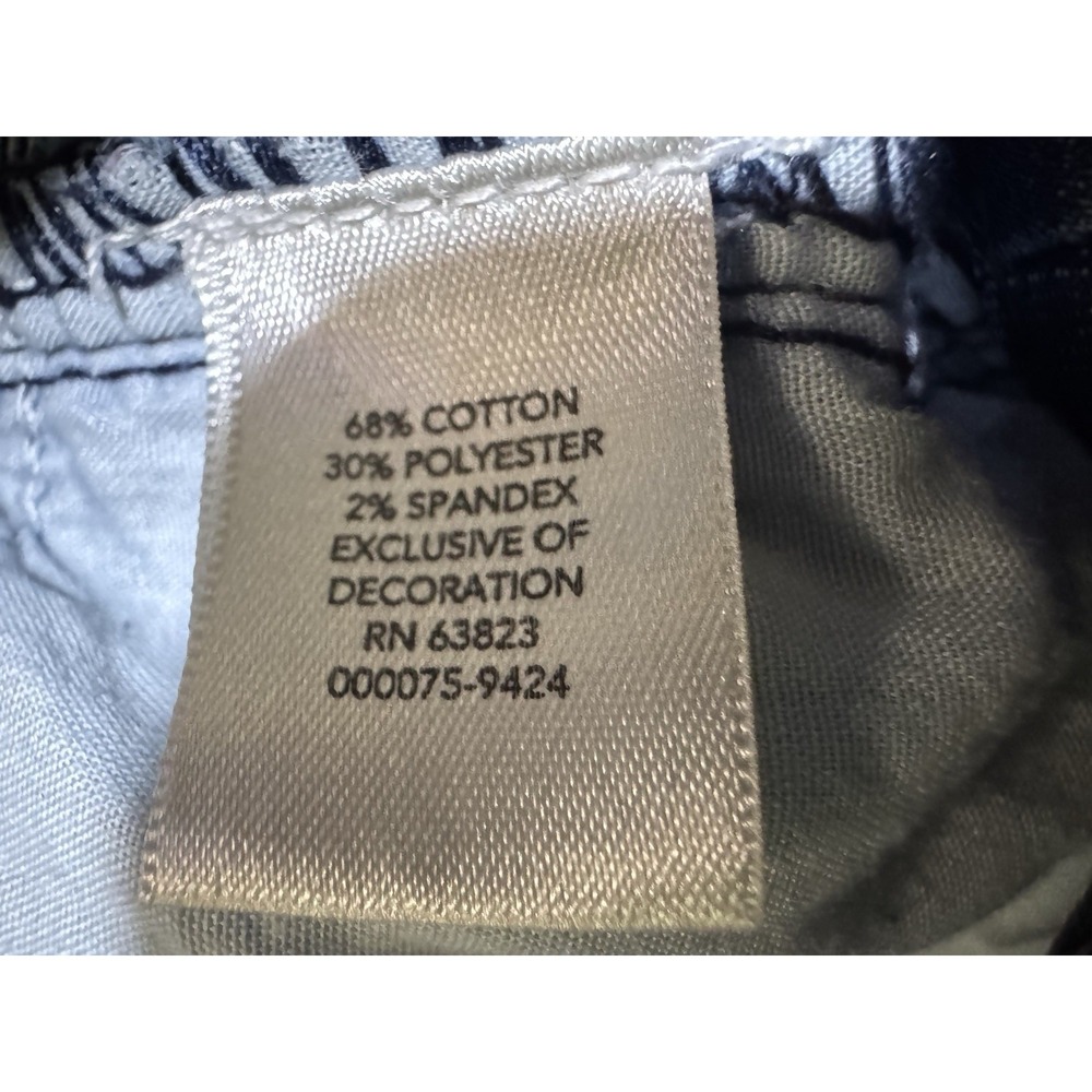 Christopher & Banks Blue Jeans Women's Size 10 Floral Embroidered Mid Rise - Picture 9 of 9